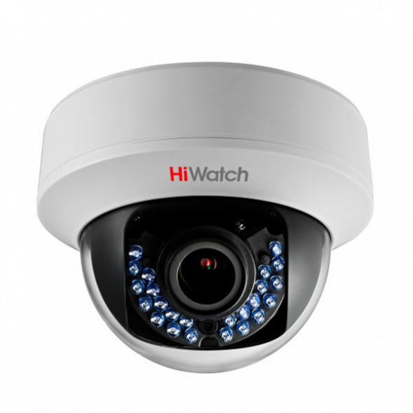 Внутренняя купольная HD-TVI камера HiWatch DS-T107 (2.8-12 mm)
